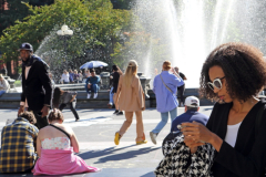 Strassenleben am Washington Square, Village, Manhattan, New York, New York, USA