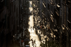 Rue Estelle, Stadtteil Noailles, Marseille, Bouches-du-Rhone, Provence-Alpes-Cote d'Azur, Frankreich